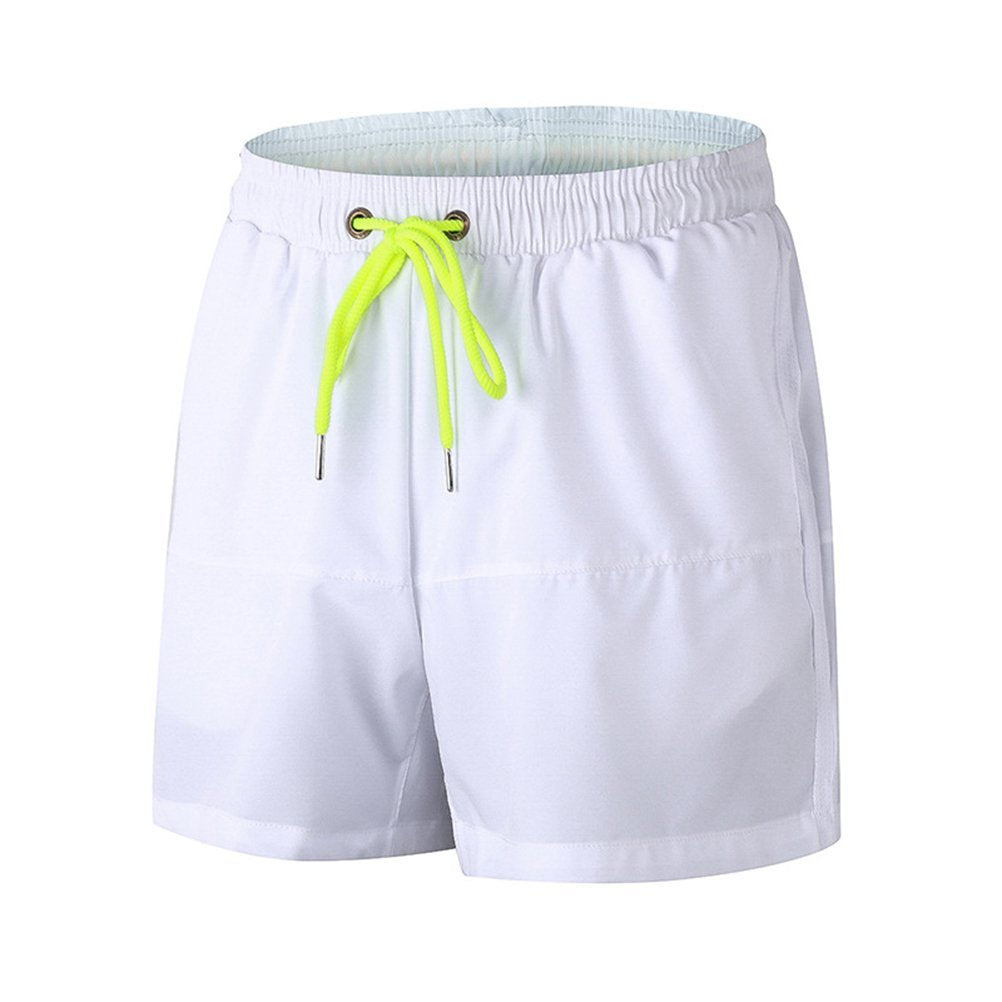 Men's casual sports shorts white