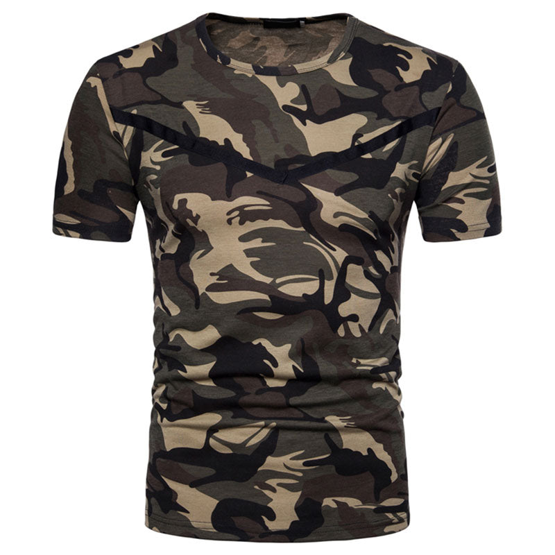 Fashionable horn toggle button long sleeve slim fit T-shirt