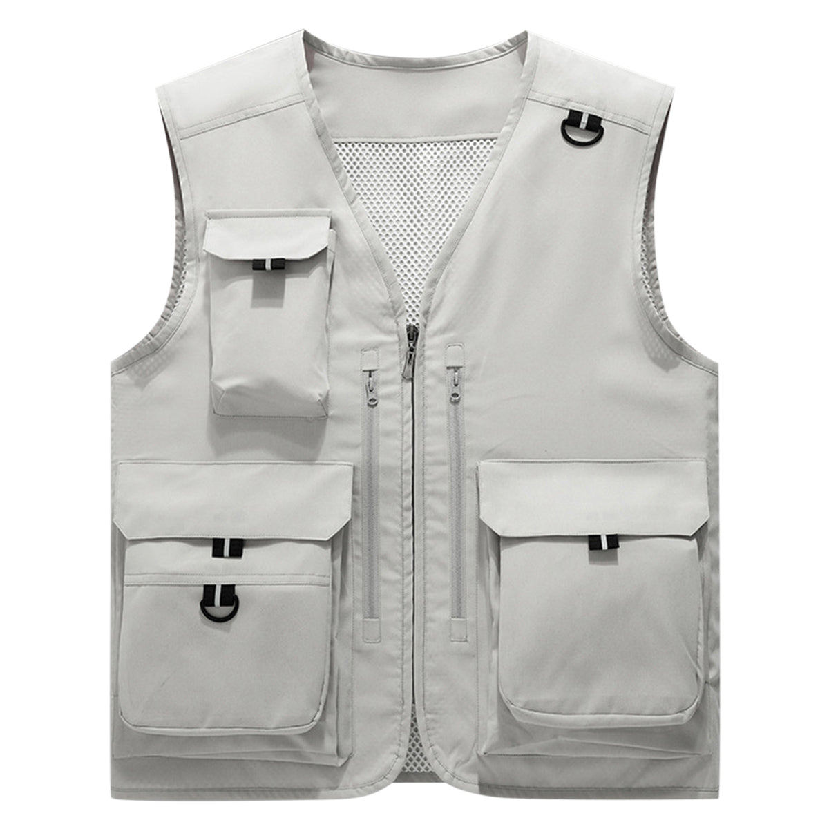 Men's solid work jacket gray