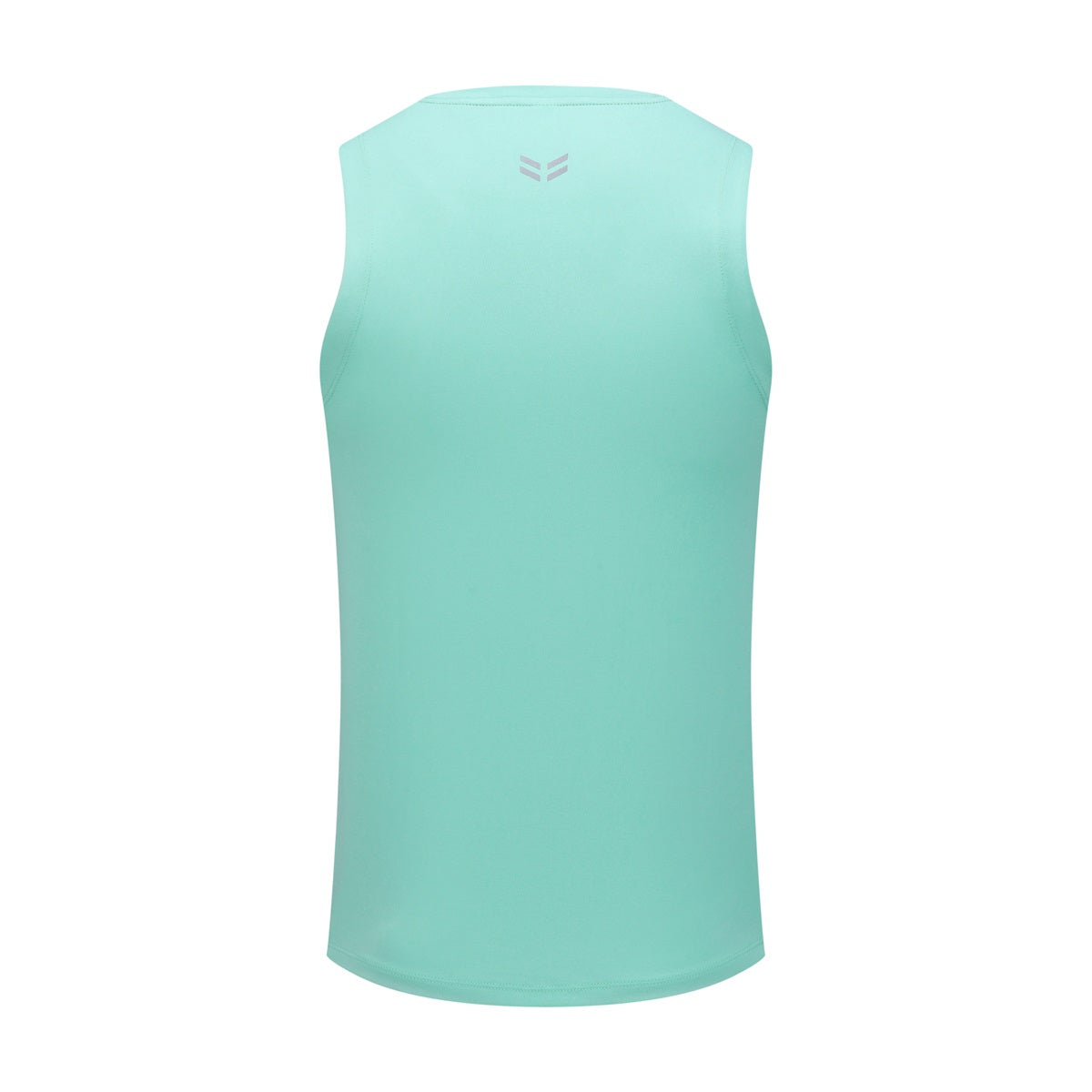 Men's solid color reflective quick drying vest in lake green