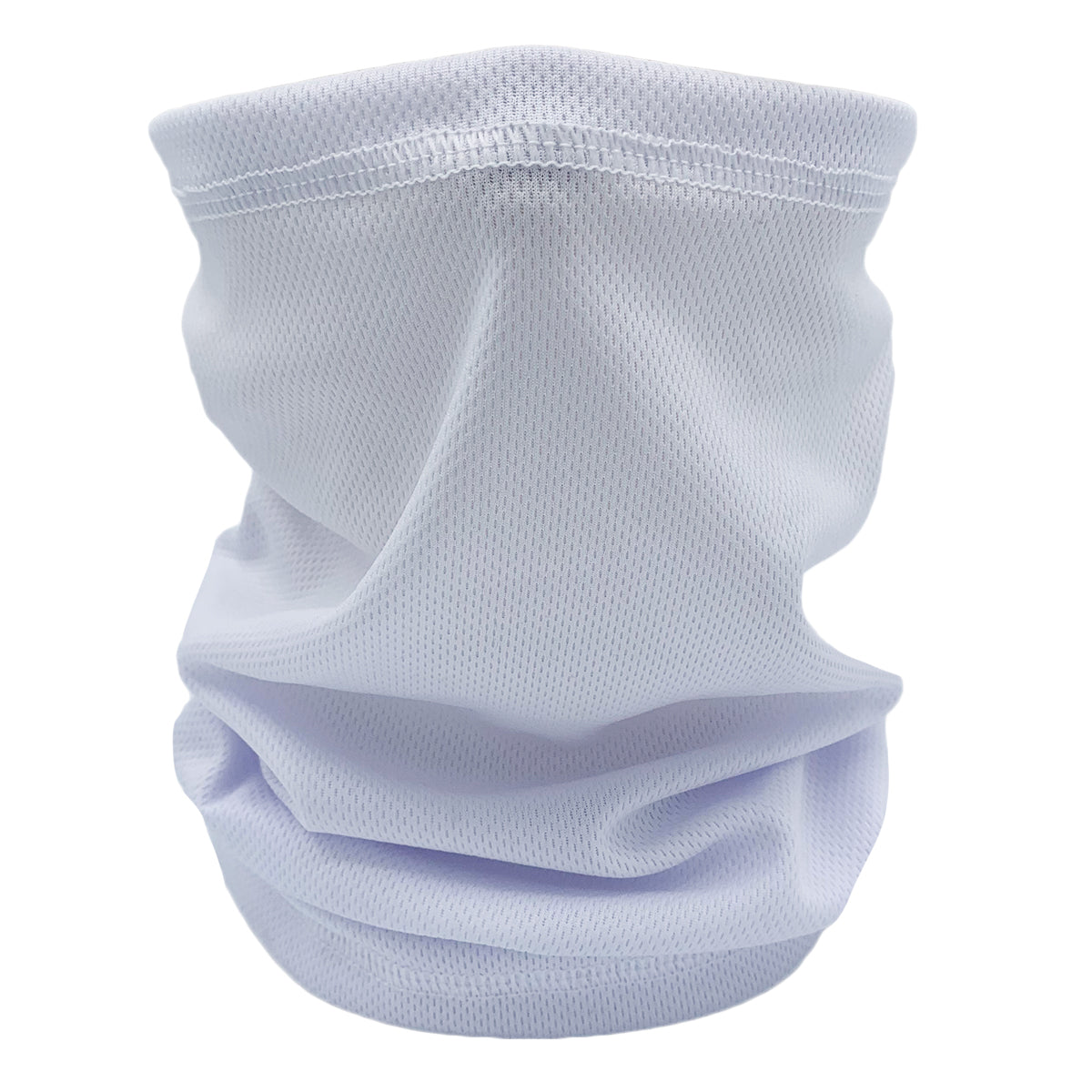 Men's solid color mesh elastic outdoor sports cycling mask, white mesh breathable version