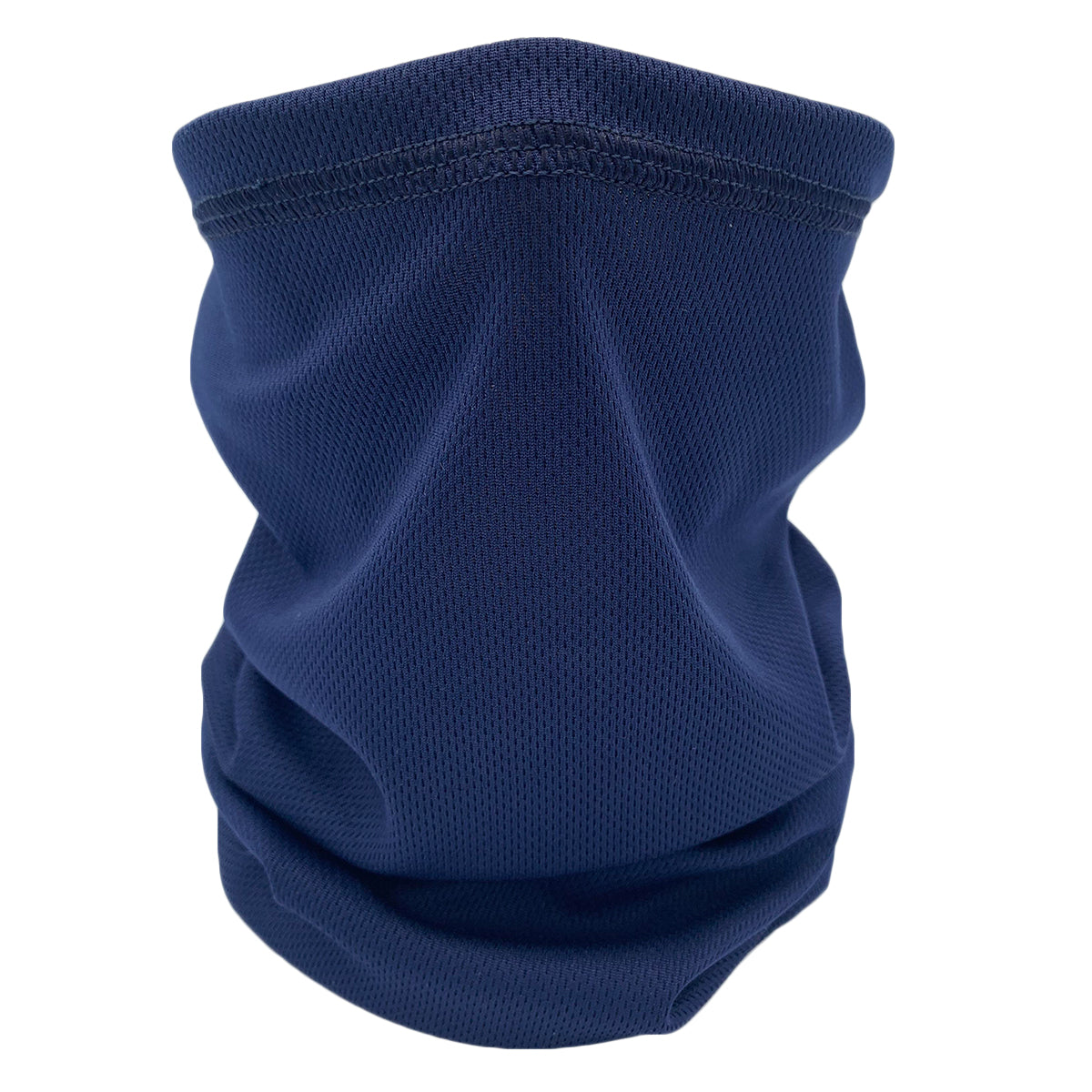 Men's solid color mesh elastic outdoor sports cycling mask, blue mesh breathable version