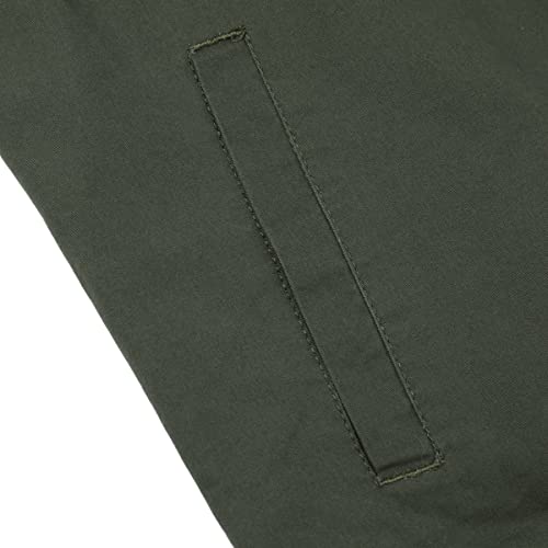 YOUTHUP Mens Classic Bomber Jacket Casual Lightweight Harrington Sports Jackets Zip Windbreaker