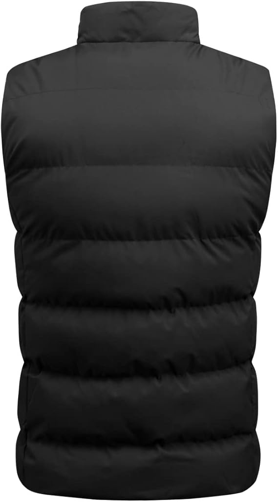 YOUTHUP Men's Sleeveless Down Jacket, Ultra Lightweight Vest, Parka Coat with Zip.