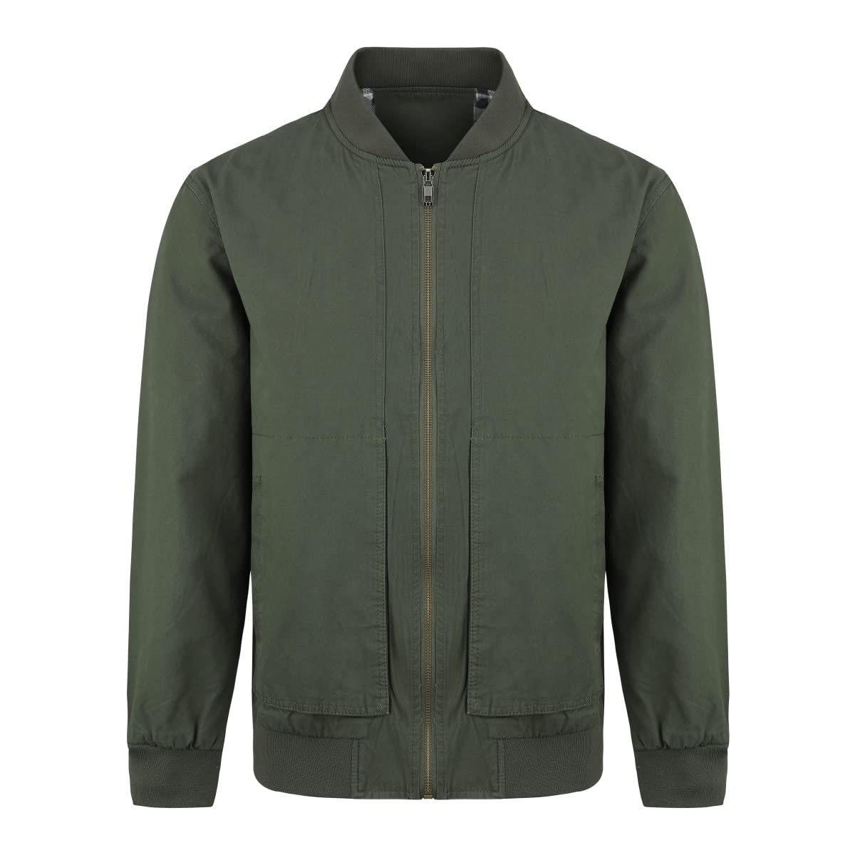 YOUTHUP Mens Classic Bomber Jacket Casual Lightweight Harrington Sports Jackets Zip Windbreaker