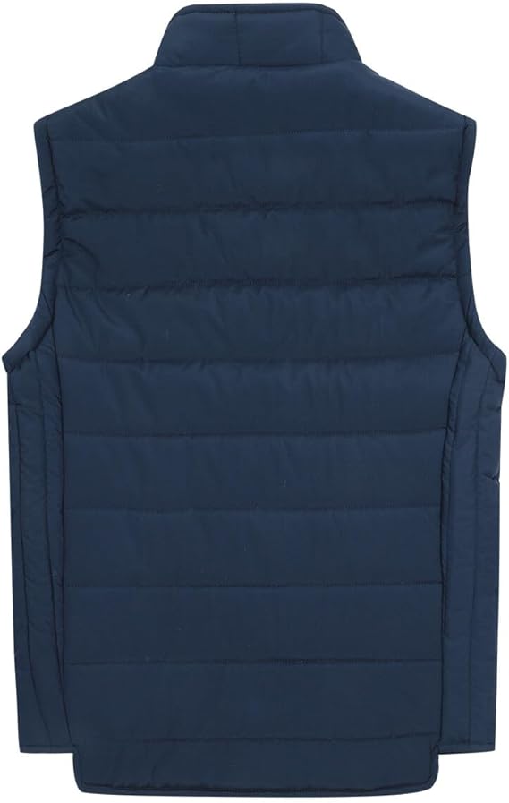 YOUTHUP Men's Sleeveless Down Jacket, Ultra Lightweight Vest, Parka Coat with Zip.