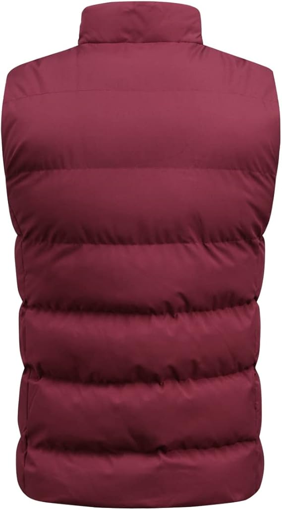 YOUTHUP Men's Sleeveless Down Jacket, Ultra Lightweight Vest, Parka Coat with Zip.