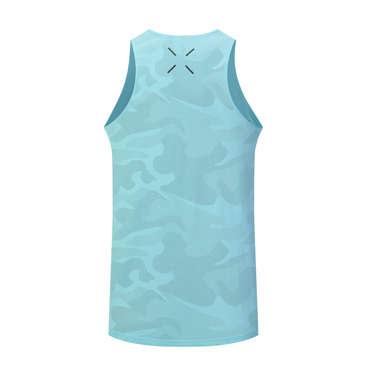 Men's solid color quick drying H-shaped vest in navy blue