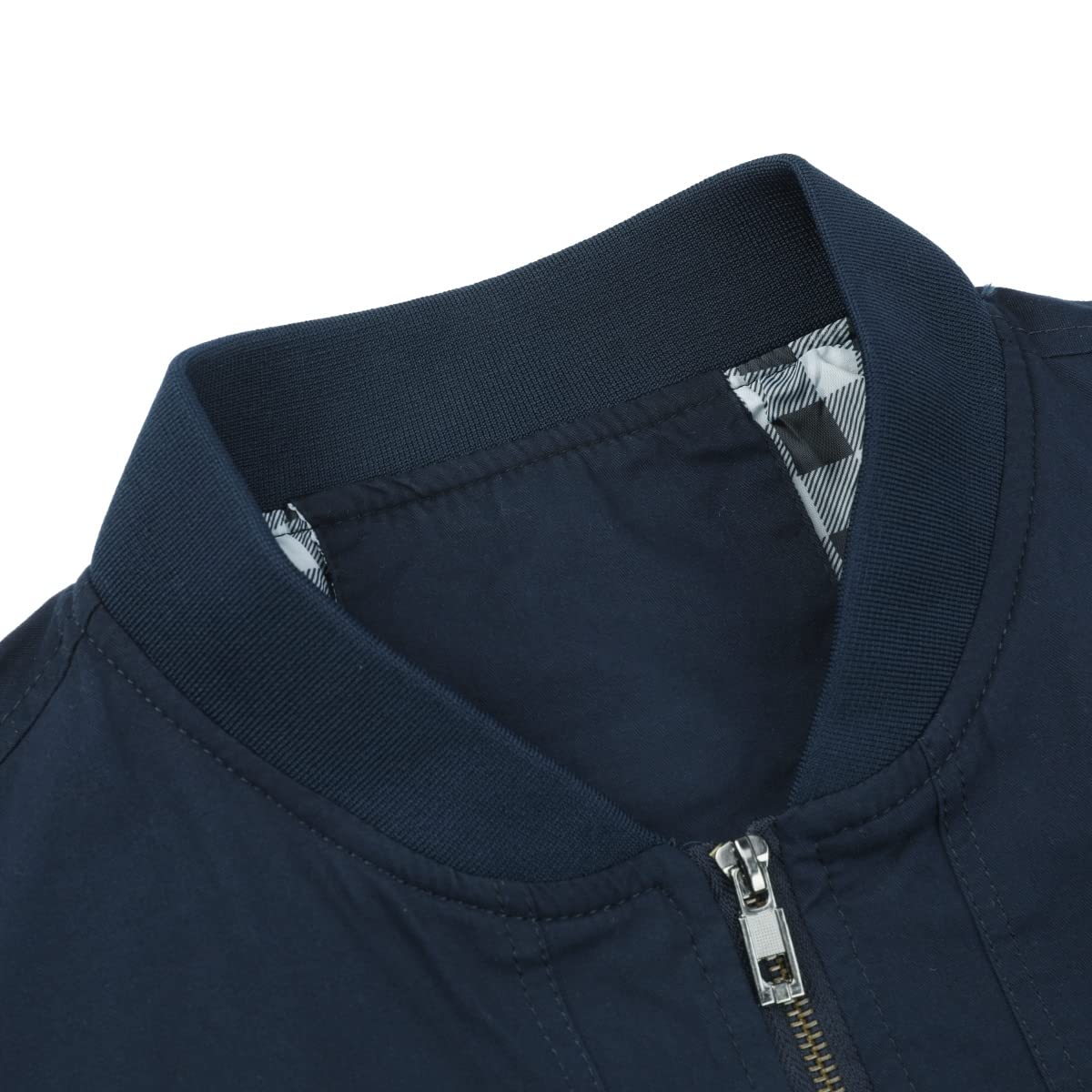 YOUTHUP Mens Classic Bomber Jacket Casual Lightweight Harrington Sports Jackets Zip Windbreaker