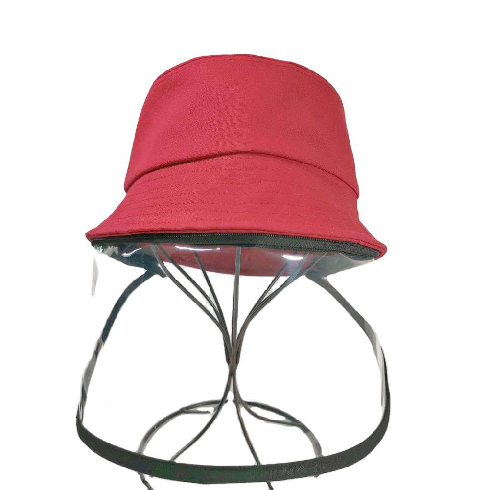 Children's detachable face mask fisherman hat