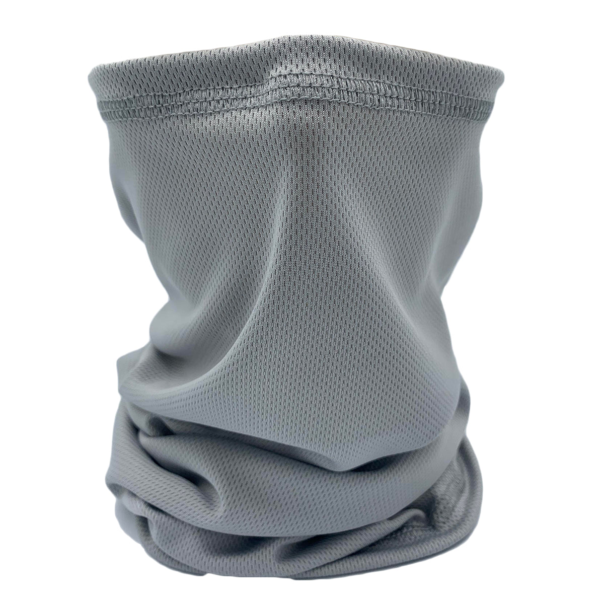 Men's solid color mesh elastic outdoor sports cycling mask, light gray mesh breathable version