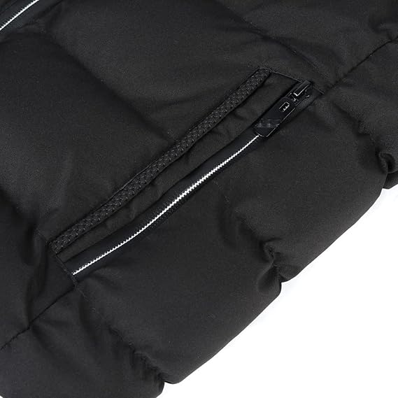 YOUTHUP Men's Sleeveless Down Jacket, Ultra Lightweight Vest, Parka Coat with Zip.