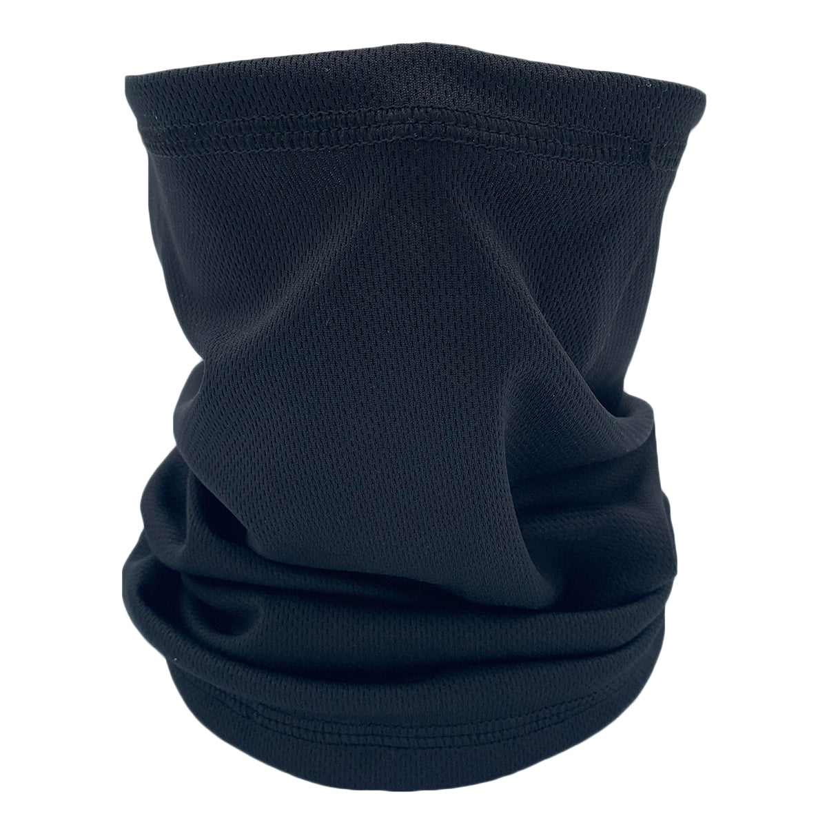 Men's solid color mesh elastic outdoor sports cycling mask, black mesh breathable version