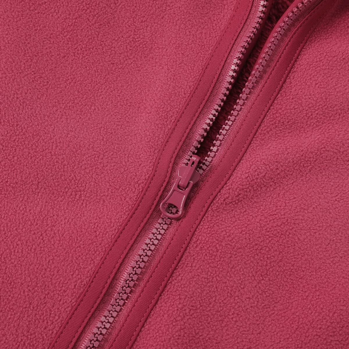 YOUTHUP Womens Fleece Jacket Ladies Lightweight Reversible Full Zip Jacket Soft Outwear