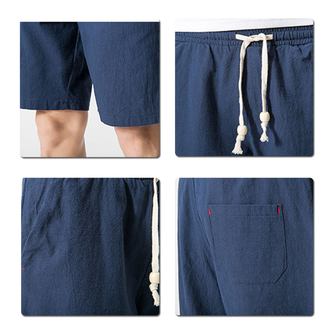 Men's casual pants in blue