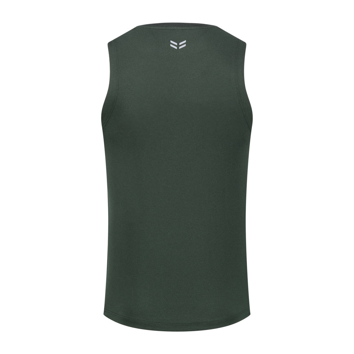 Men's solid color reflective quick drying vest in dark green