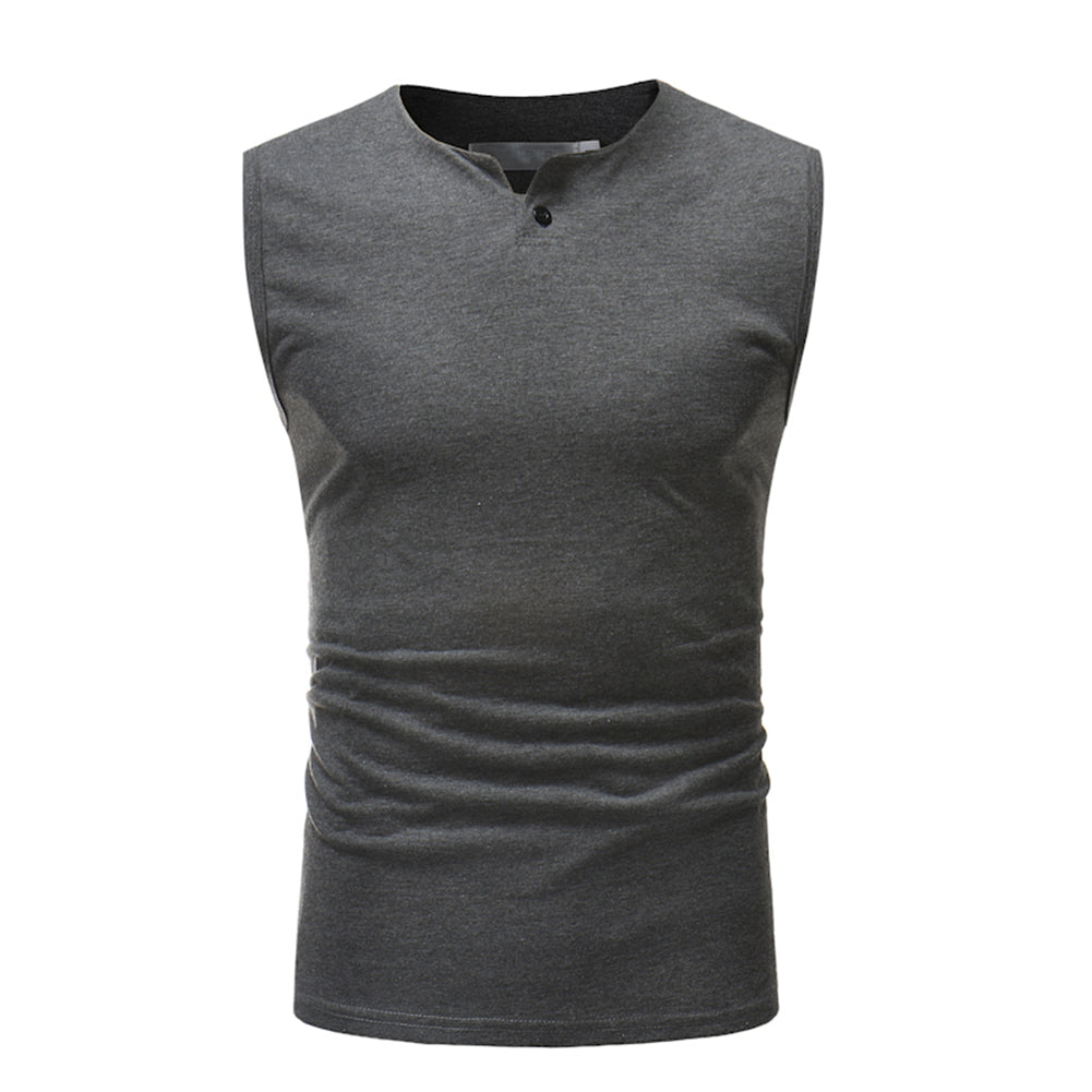 Men's sleeveless vest dark grey