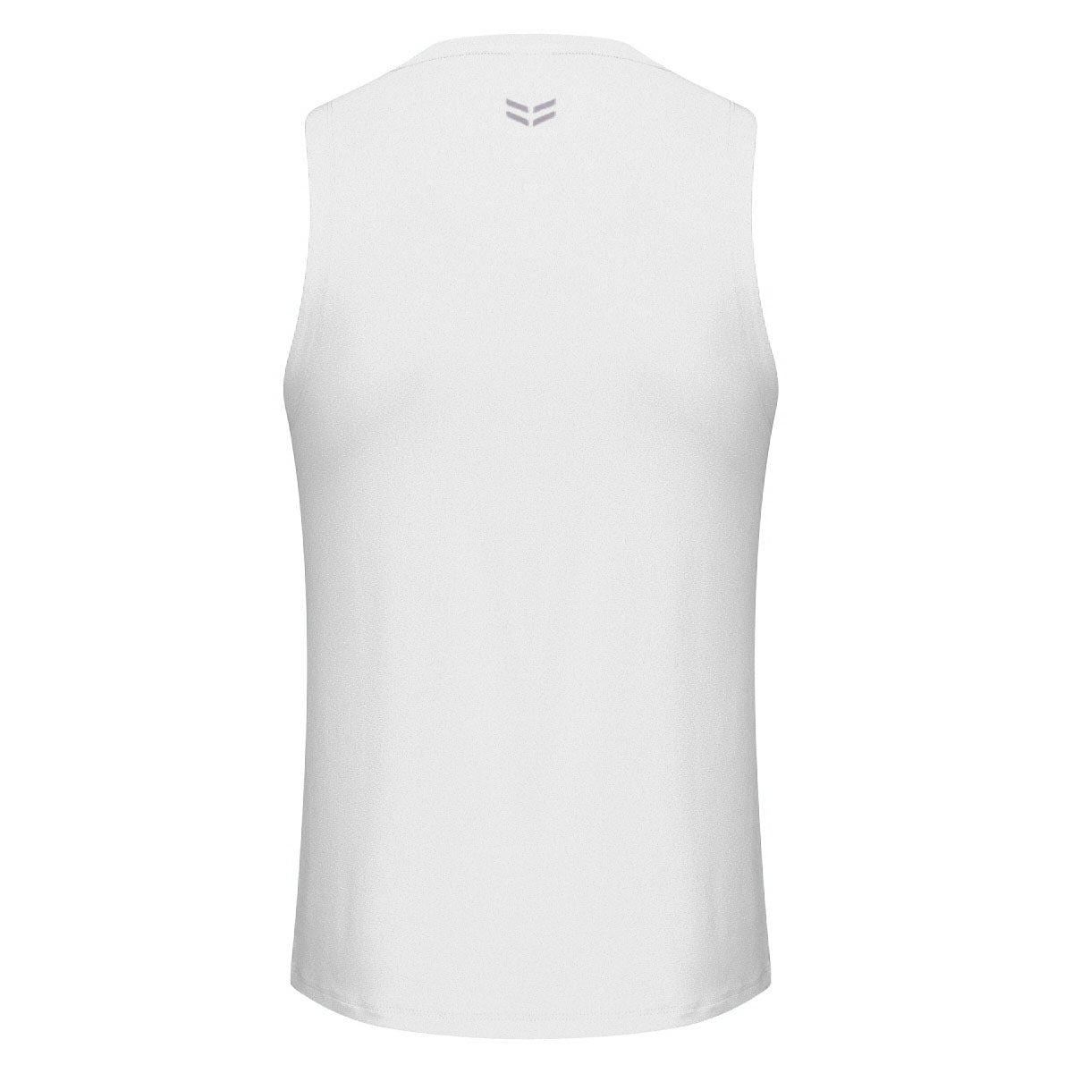 Men's solid color reflective quick drying vest white