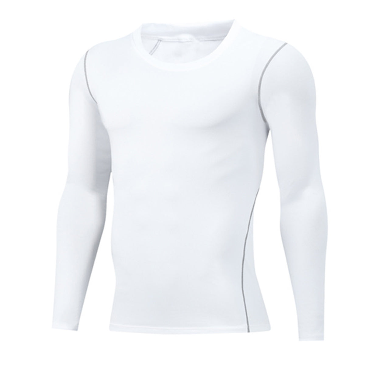 Men's Stretch Slim Long Sleeve T-Shirt 1019 Green