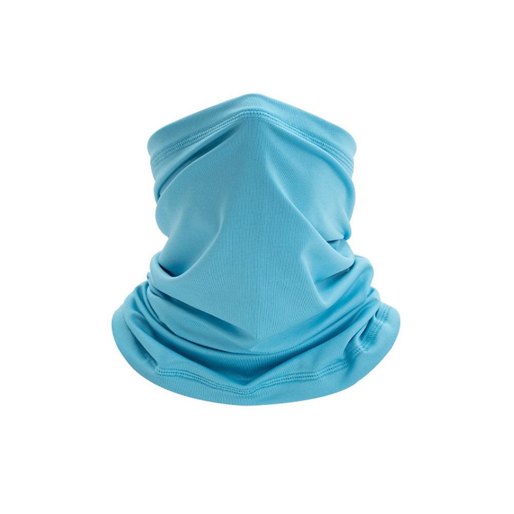 Sunscreen face towel and neck scarf