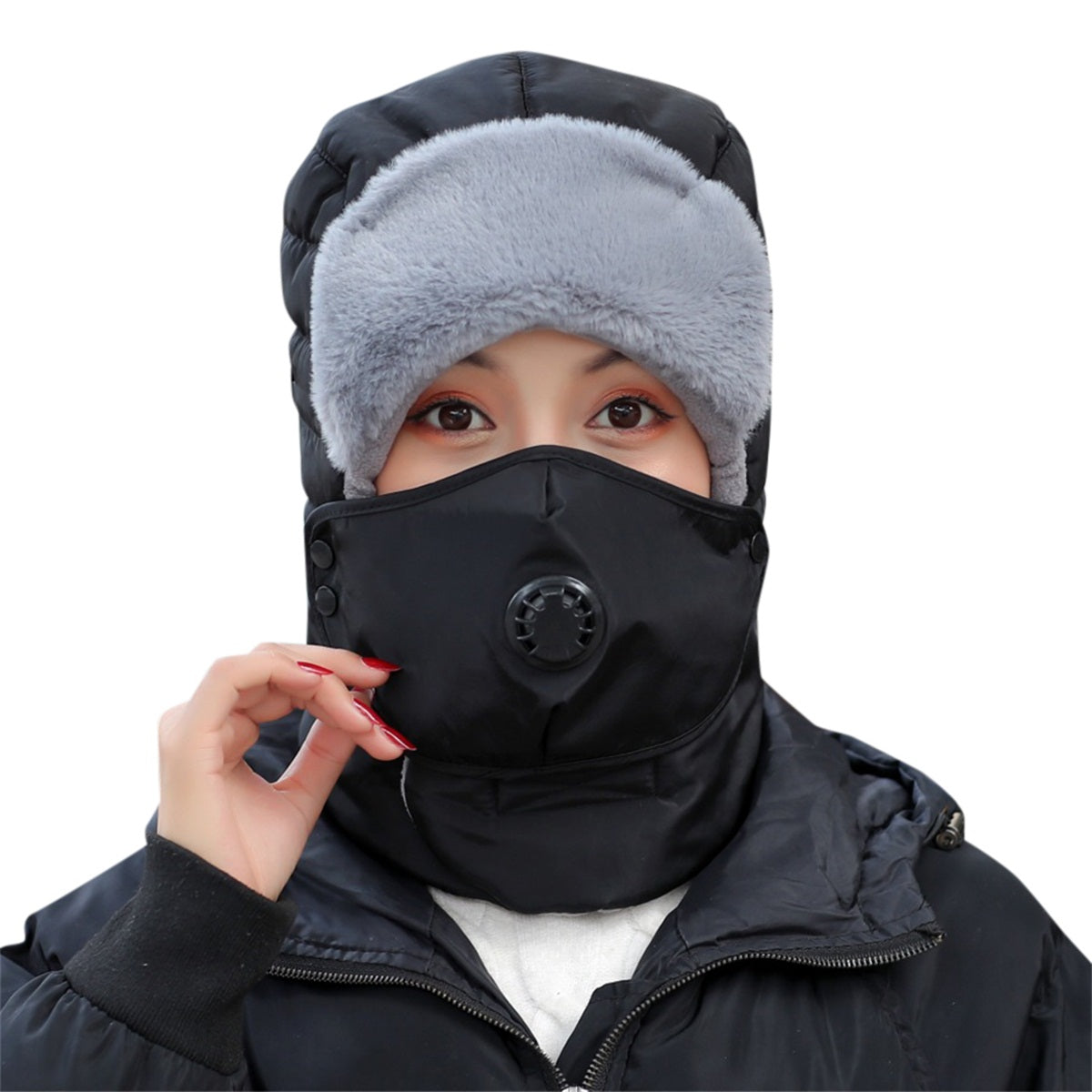 Outdoor cycling cold proof and warm cotton hat