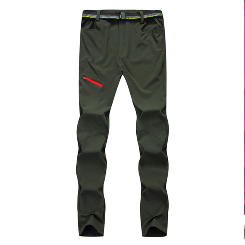 Men's stretch sports casual pants military green