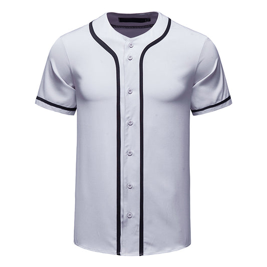 Men's casual sports short-sleeved T-shirt white