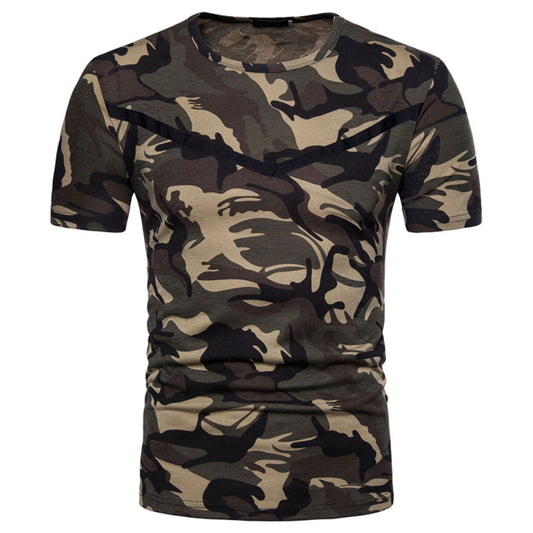 Fashionable horn toggle button long sleeve slim fit T-shirt