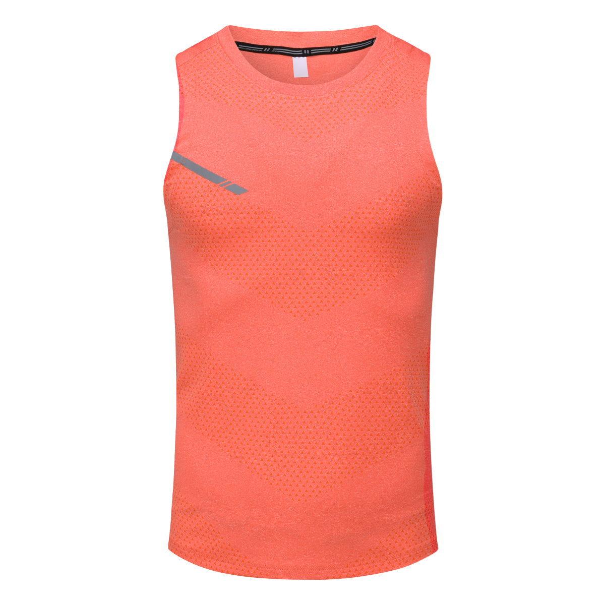 Men's solid color reflective quick drying vest orange
