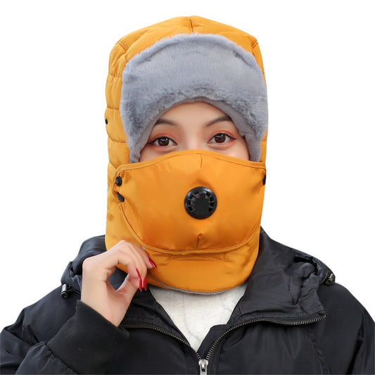 Outdoor cycling cold proof and warm cotton hat