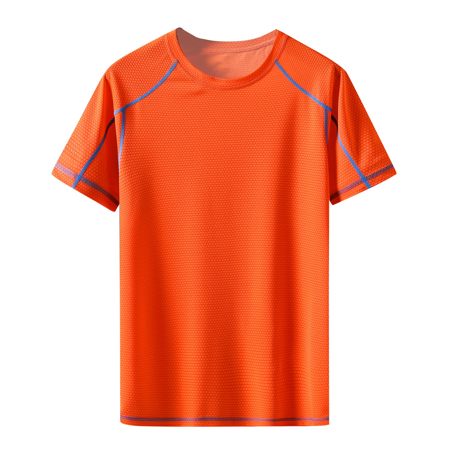 Men's Solid Color Breathable Short Sleeve T-Shirt