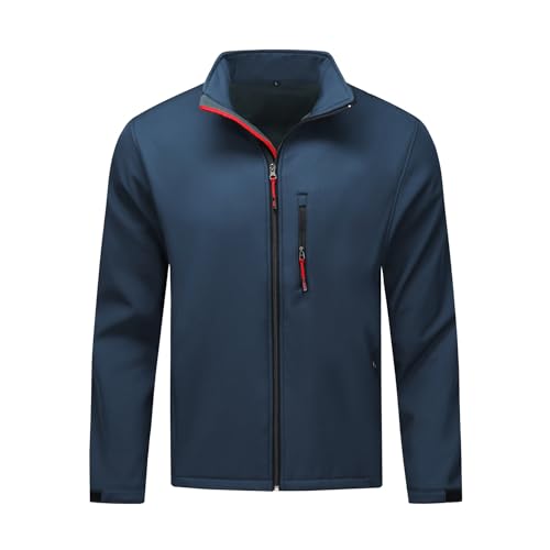 YOUTHUP Men's Jackets Micro Fleece Casual Windproof Jacket