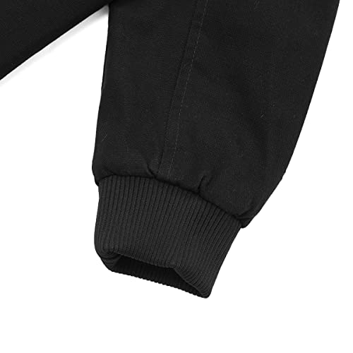 YOUTHUP Men's Jacket Casual Cotton Bomber Jacket Cargo Windbreaker Outwear