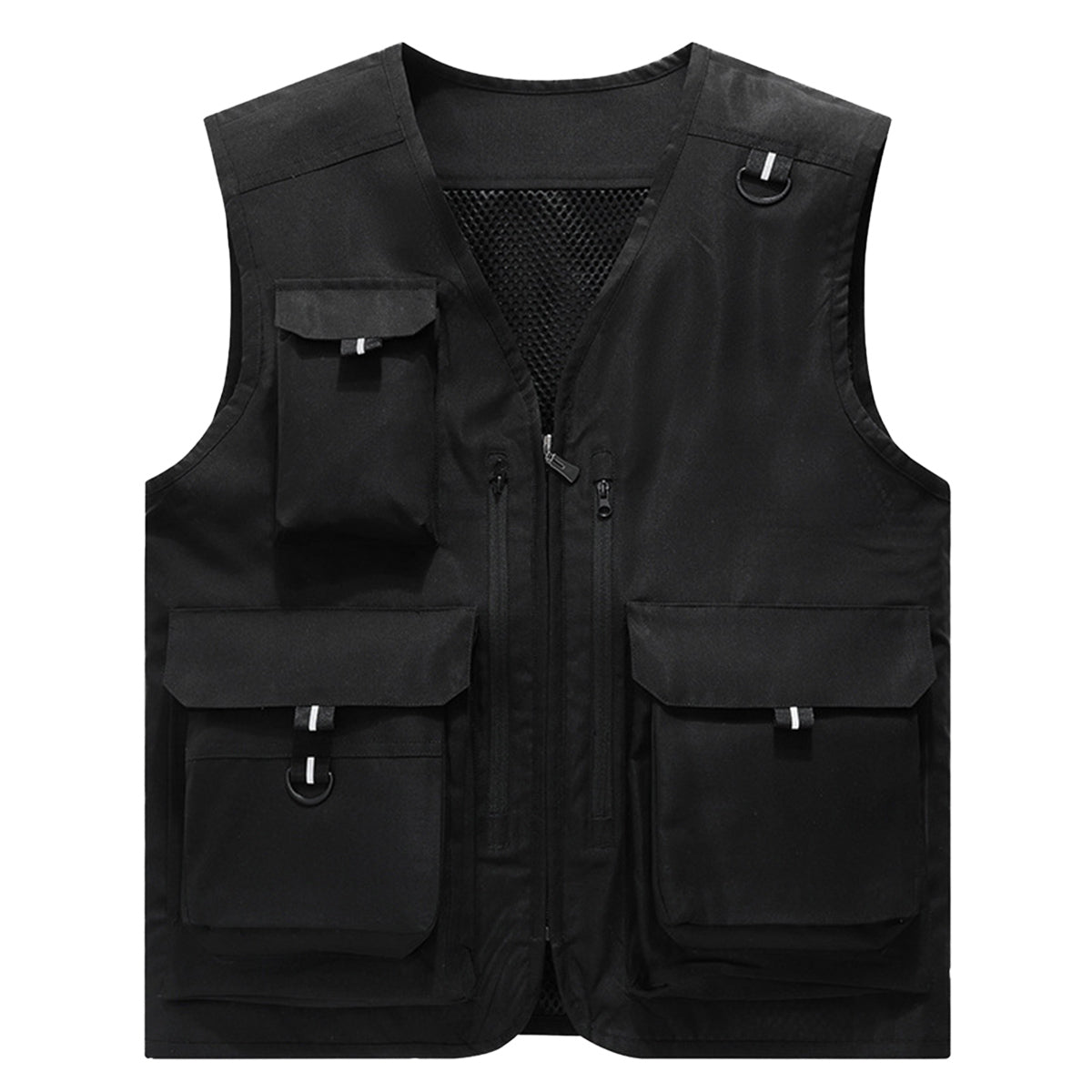 Men's solid work jacket in black