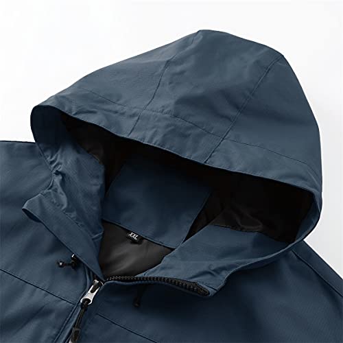 YOUTHUP Men's Outdoor Waterproof Lightweight Windproof Shell Jacket