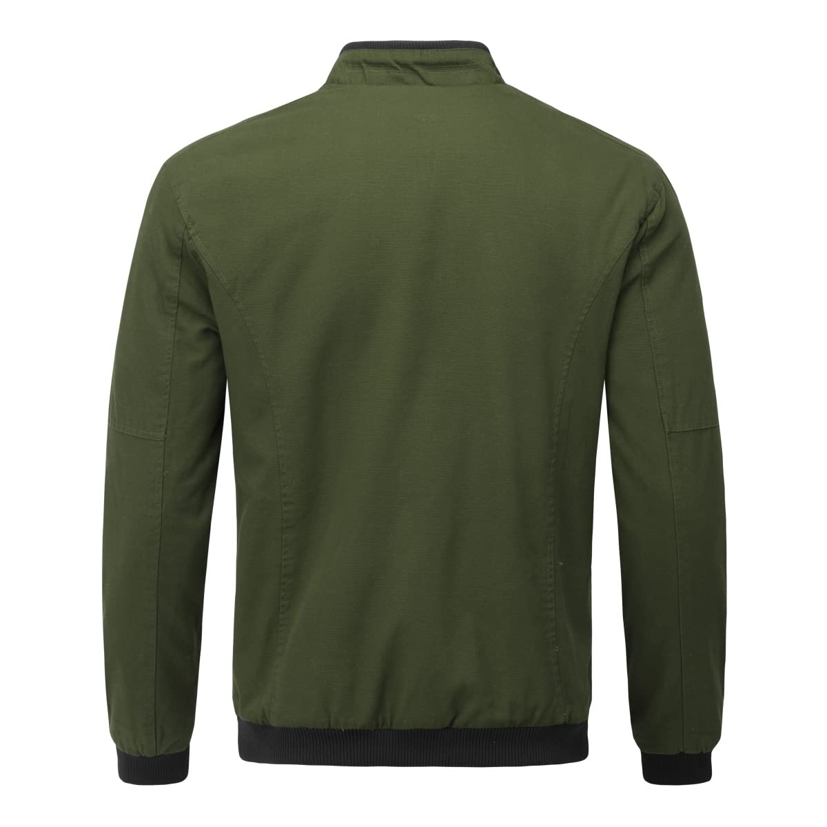 YOUTHUP Mens Bomber Jacket Micro Fleece Lined Spring Casual Cargo Windbreaker Jacket
