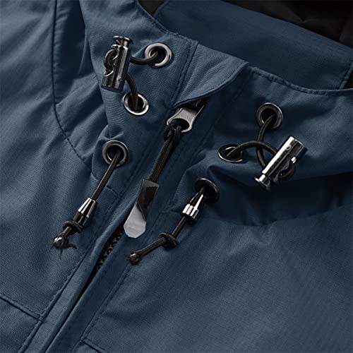 YOUTHUP Men's Outdoor Waterproof Lightweight Windproof Shell Jacket