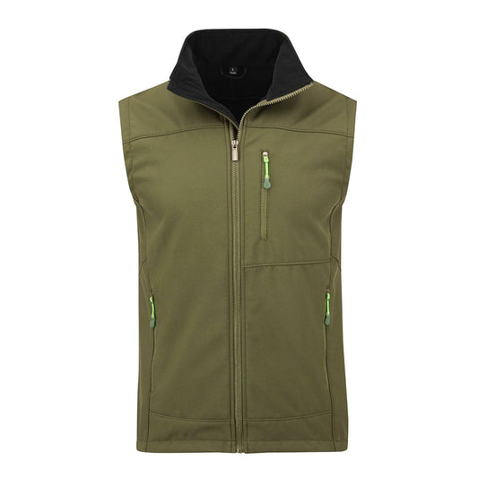 YOUTHUP Men's Outerwear Waterproof Gilets Micro Fleece Softshell Vest