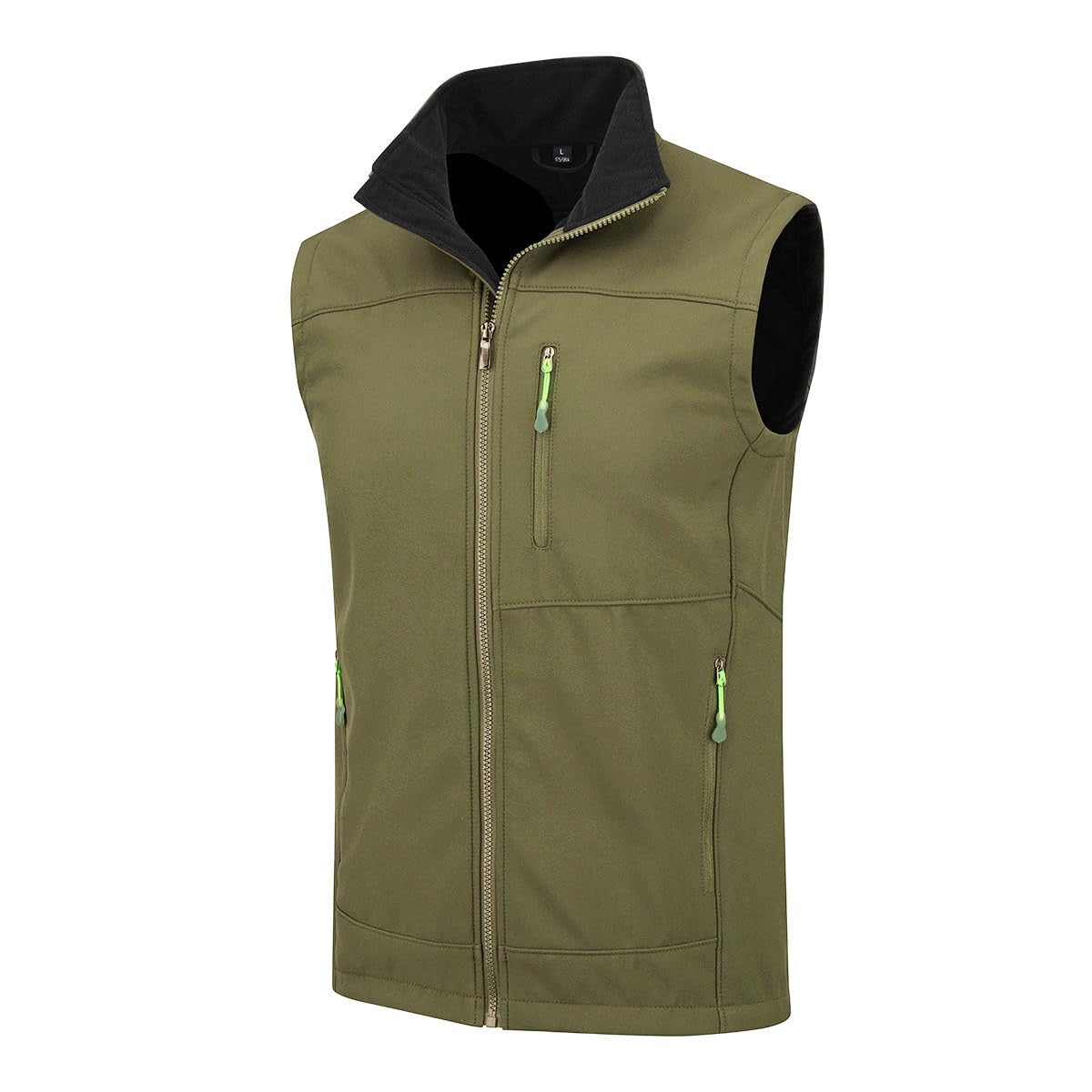 YOUTHUP Men's Outerwear Waterproof Gilets Micro Fleece Softshell Vest