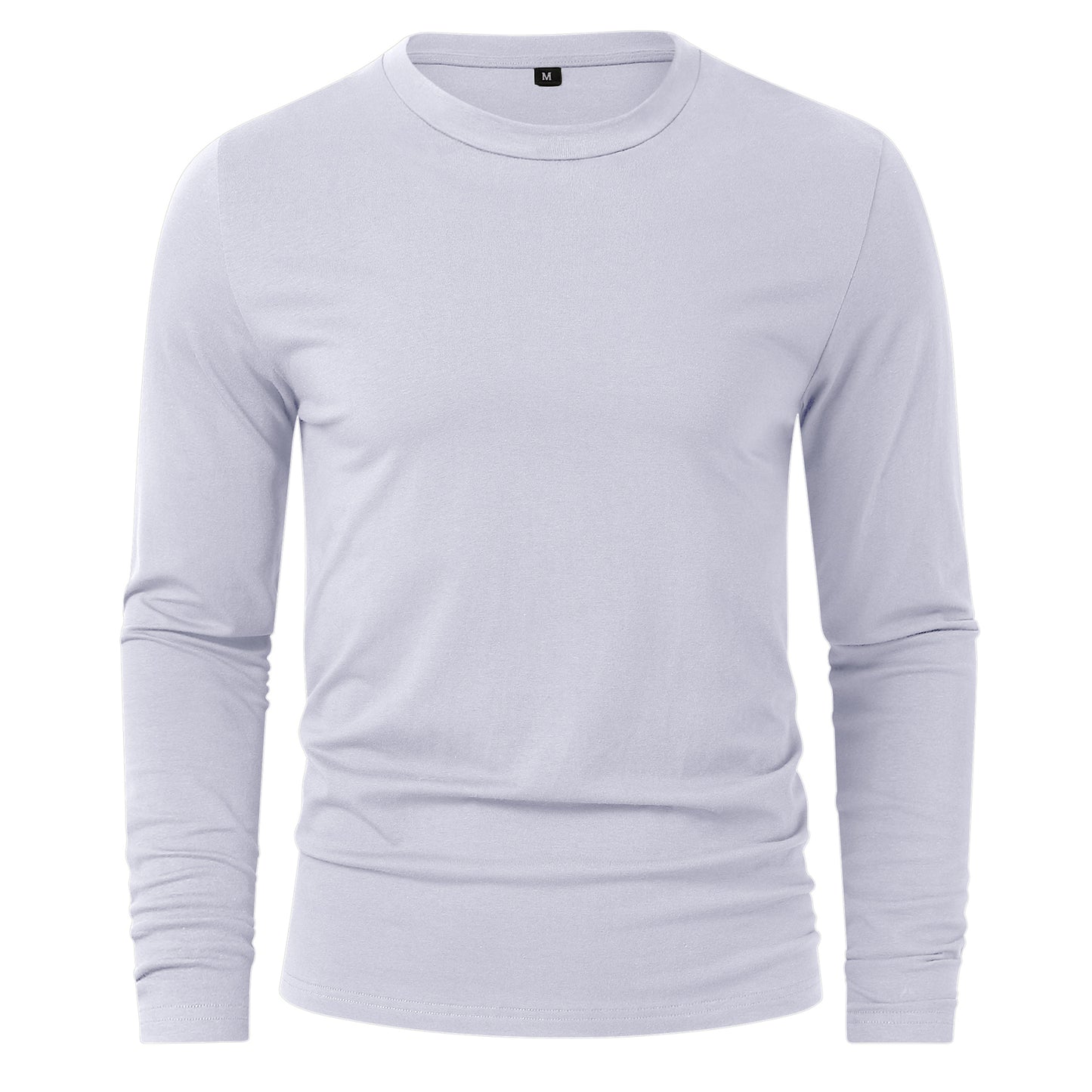 Men's solid color round neck quick-drying short-sleeved T-shirt plum red