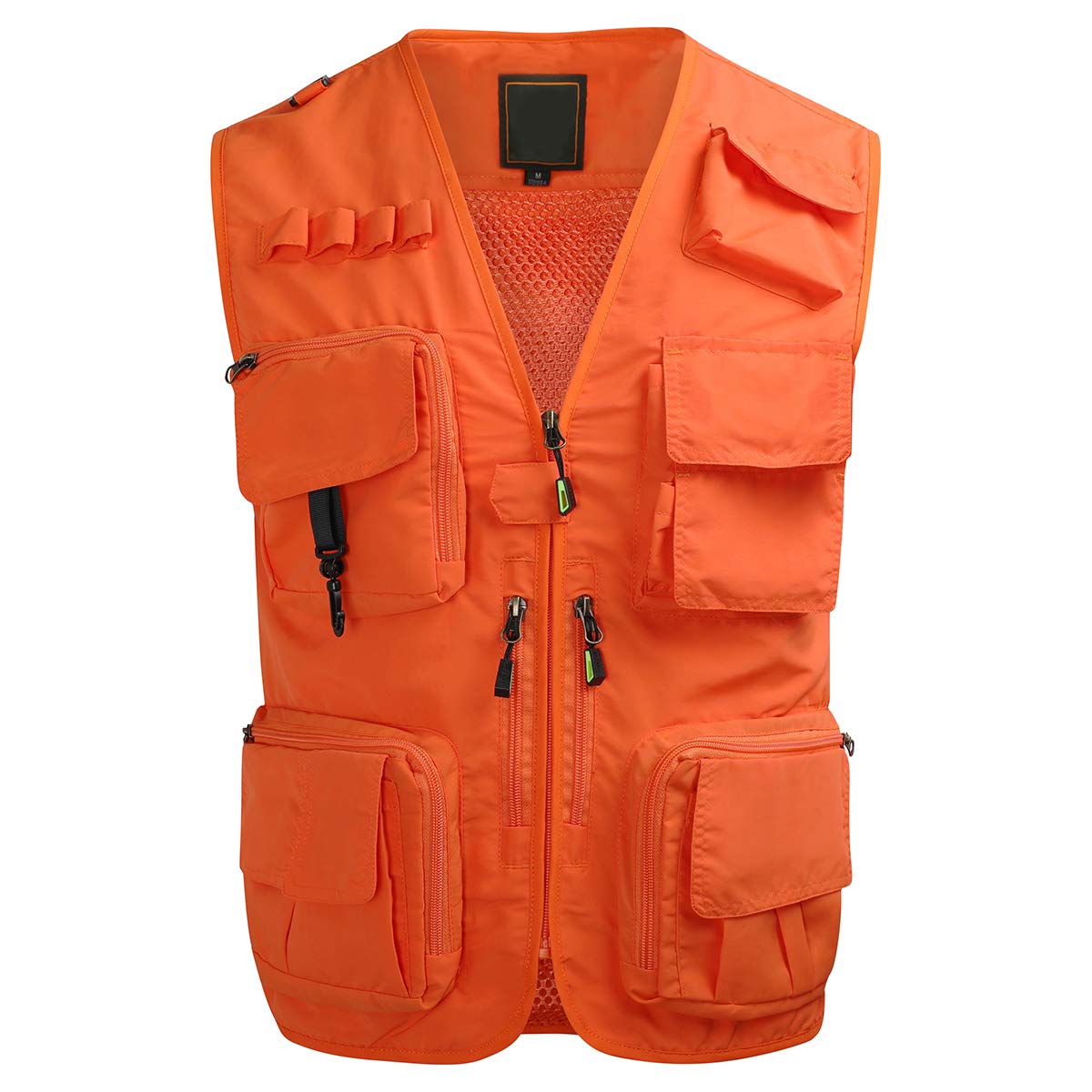 YOUTHUP Men's Outdoor Safari Outwear Gilet Hunting Hiking Fishing Multi Pocket Cargo Vest Quick Dry Photography Mesh Waistcoat Top