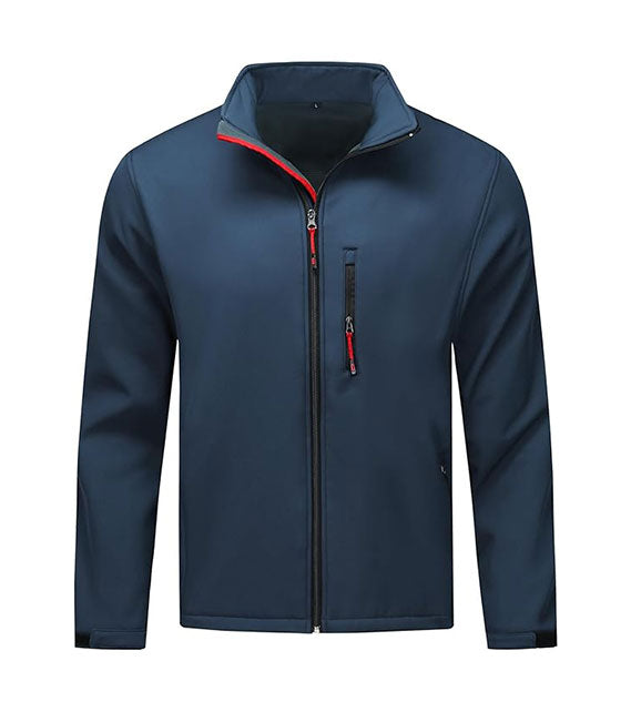 YOUTHUP Men's Jackets Micro Fleece Casual Windproof Jacket Outdoor Waterproof Windbreaker Full Zip Outwear