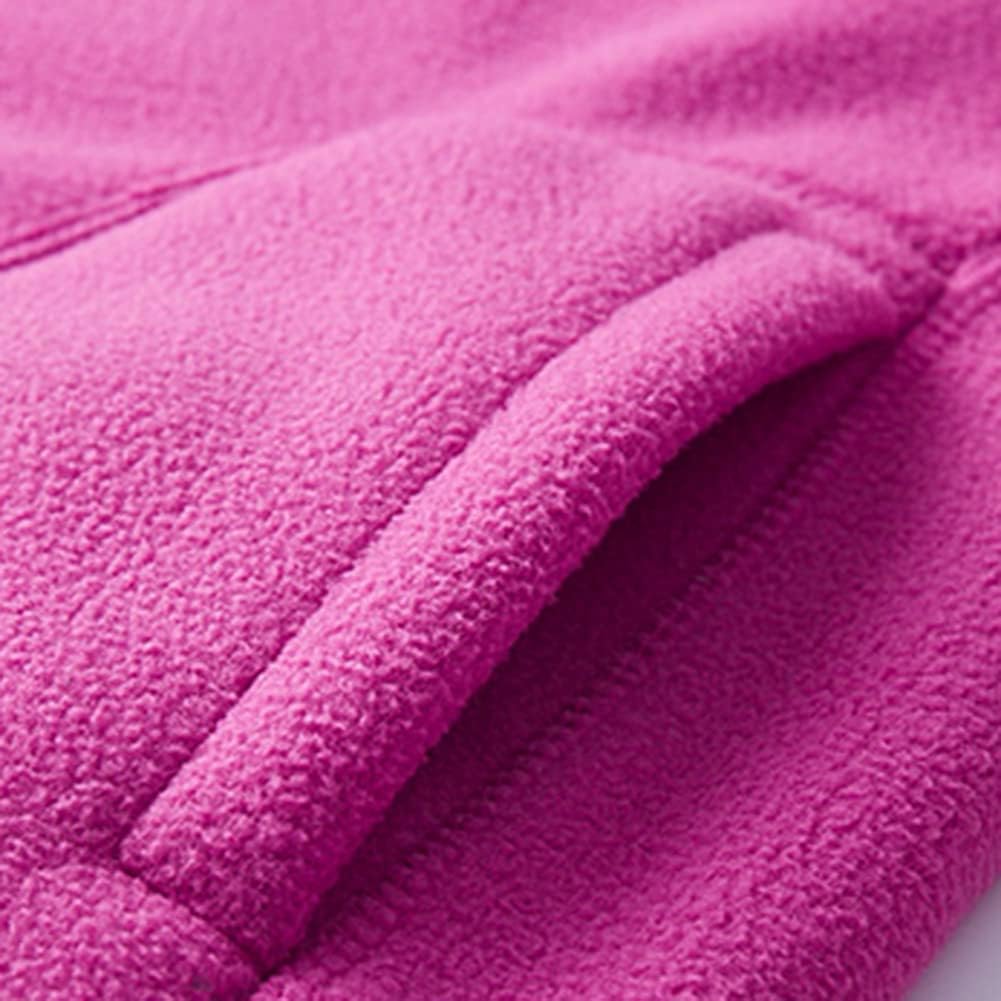 YOUTHUP Womens Fleece Jacket Ladies Lightweight Reversible Full Zip Jacket Soft Outwear