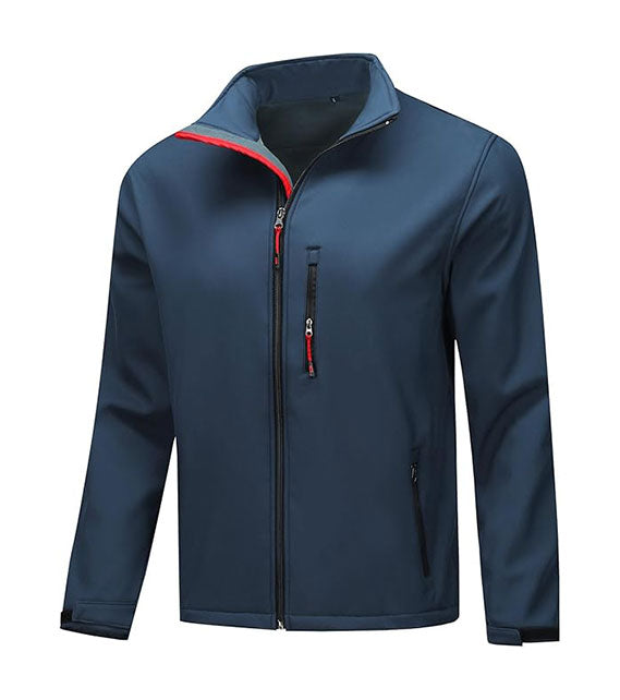 YOUTHUP Men's Jackets Micro Fleece Casual Windproof Jacket Outdoor Waterproof Windbreaker Full Zip Outwear
