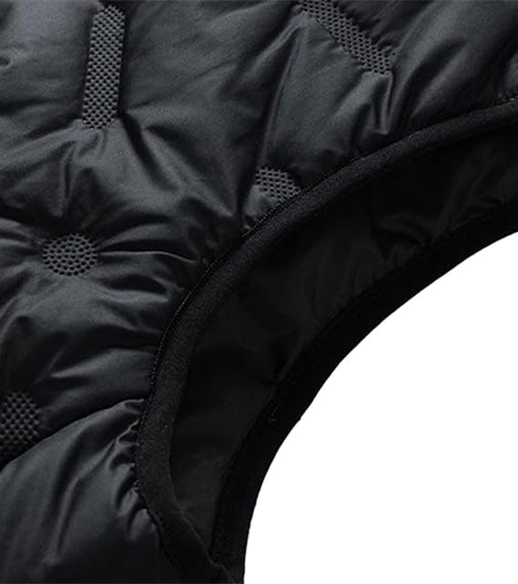 YOUTHUP Men's Outwear Gilets Winter Padded Gilet with Hood Thick Puffer Quilted Body Warmer Sleeveless Jacket