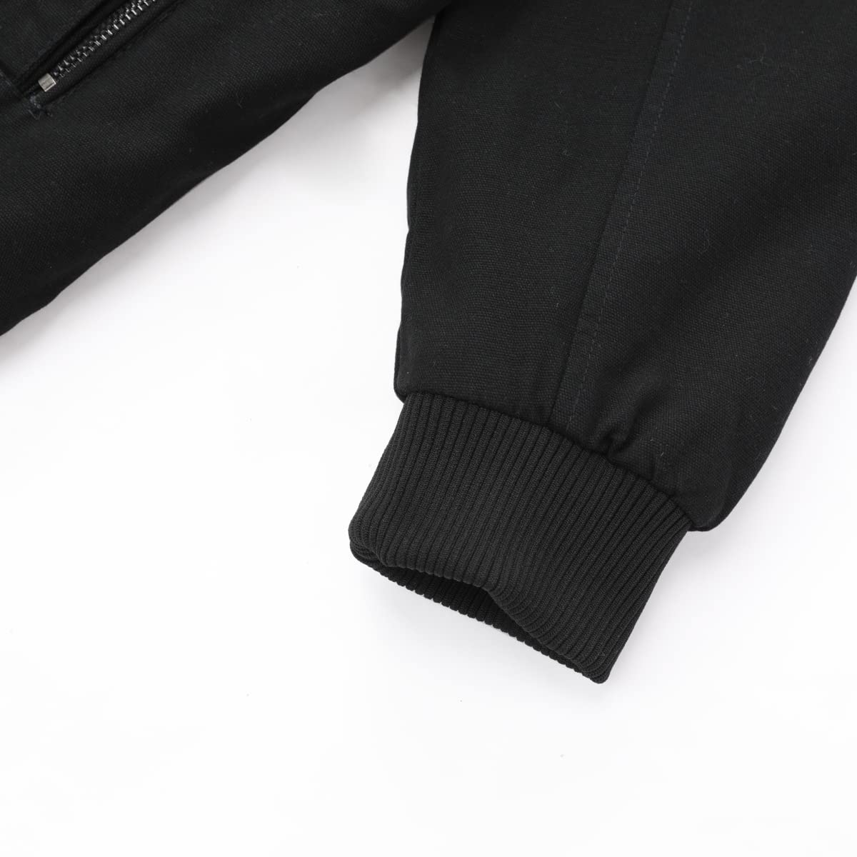 YOUTHUP Mens Bomber Jacket Micro Fleece Lined Spring Casual Cargo Windbreaker Jacket