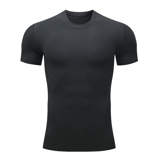 Men's Solid Color Breathable Short Sleeve T-Shirt
