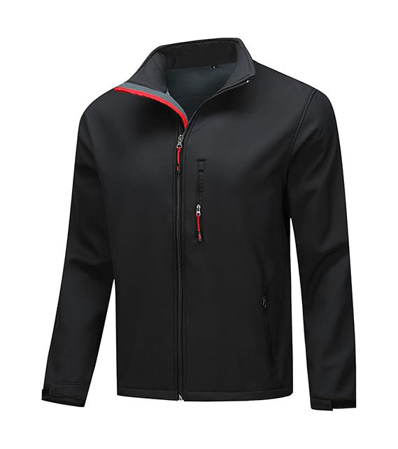 YOUTHUP Men's Jackets Micro Fleece Casual Windproof Jacket Outdoor Waterproof Windbreaker Full Zip Outwear