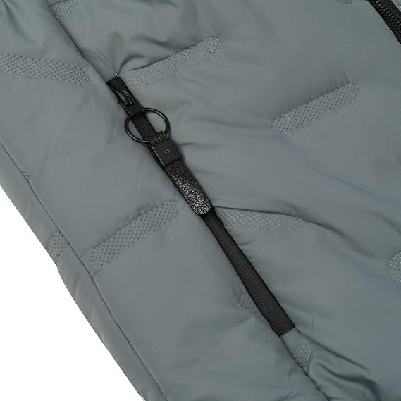 YOUTHUP Men's Sleeveless Quilted Down Jacket, Lightweight Color Hooded Vest, Thick Coats for Winter.