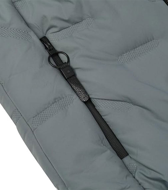 YOUTHUP Men's Outwear Gilets Winter Padded Gilet with Hood Thick Puffer Quilted Body Warmer Sleeveless Jacket